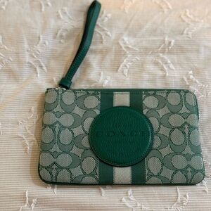 Medium Authentic Coach Wristlet